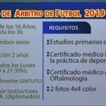 Curso de aspirante a Árbitro de Fútbol