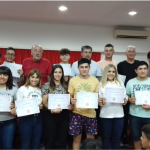 Se entregaron certificados del curso de árbitros